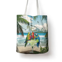 Wish You A Merry Martini Christmas Tote Bag Cocktail Parrot-dise