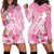 Personalised Hawaii Wahine Hoodie Dress Women's Day Maui Lokelani Roses LT7 - Polynesian Pride