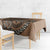 Tonga Ngatu Tablecloth Vintage Brown Manulua Motifs