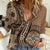 Personalized Tonga Ngatu Women Casual Shirt Vintage Brown Manulua Motifs