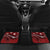 Tonga Ngatu Car Mats Iconic Red Manulua Motifs