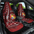 Tonga Ngatu Car Seat Cover Iconic Red Manulua Motifs