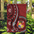 Tonga Ngatu Garden Flag Iconic Red Manulua Motifs
