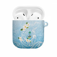 Guam Fishhook Mix Guasali Flowers AirPods Case Dreaming Turquoise