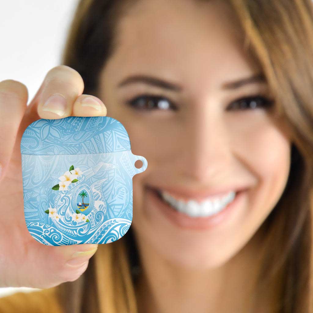 Guam Fishhook Mix Guasali Flowers AirPods Case Dreaming Turquoise