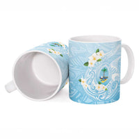 Guam Fishhook Mix Guasali Flowers Ceramic Mug Dreaming Turquoise