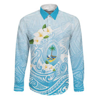 Guam Fishhook Mix Guasali Flowers Family Matching Puletasi and Hawaiian Shirt Dreaming Turquoise