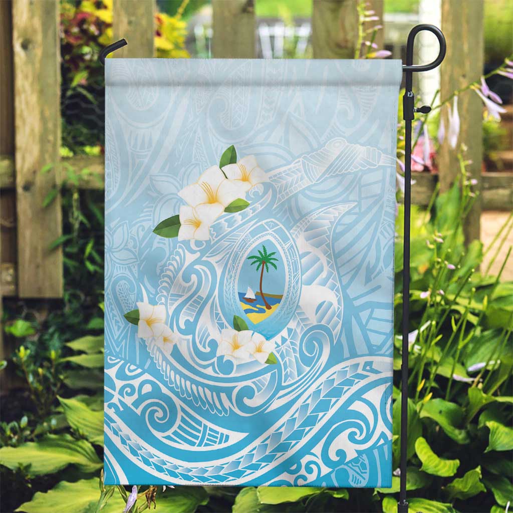 Guam Fishhook Mix Guasali Flowers Garden Flag Dreaming Turquoise