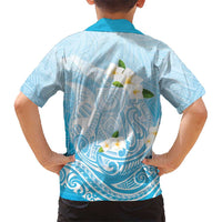Guam Fishhook Mix Guasali Flowers Hawaiian Shirt Dreaming Turquoise