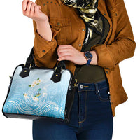 Guam Fishhook Mix Guasali Flowers Shoulder Handbag Dreaming Turquoise