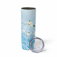 Guam Fishhook Mix Guasali Flowers Skinny Tumbler Dreaming Turquoise