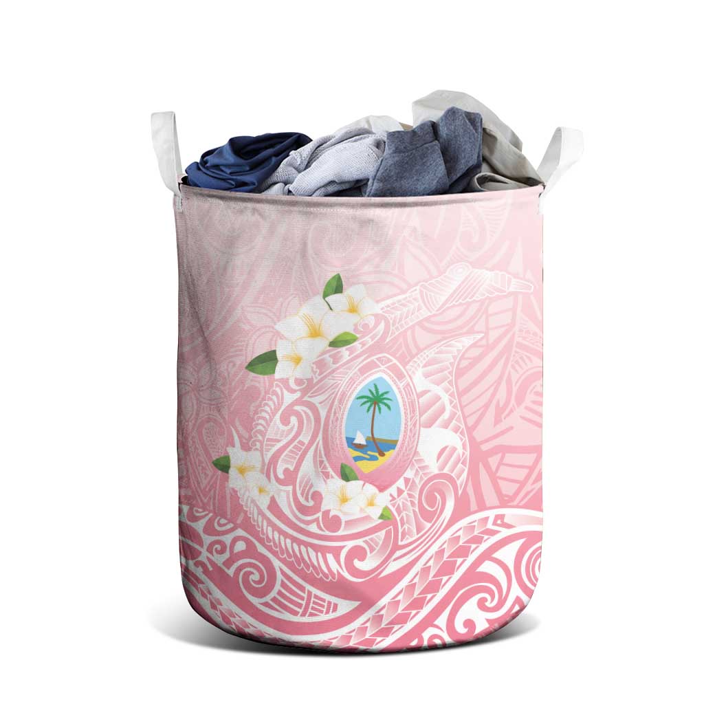 Guam Fishhook Mix Guasali Flowers Laundry Basket Dreaming Coral