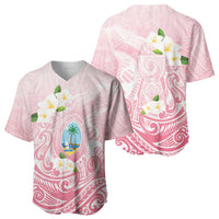Guam Fishhook Mix Guasali Flowers Baseball Jersey Dreaming Coral