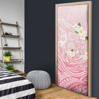 Guam Fishhook Mix Guasali Flowers Door Cover Dreaming Coral