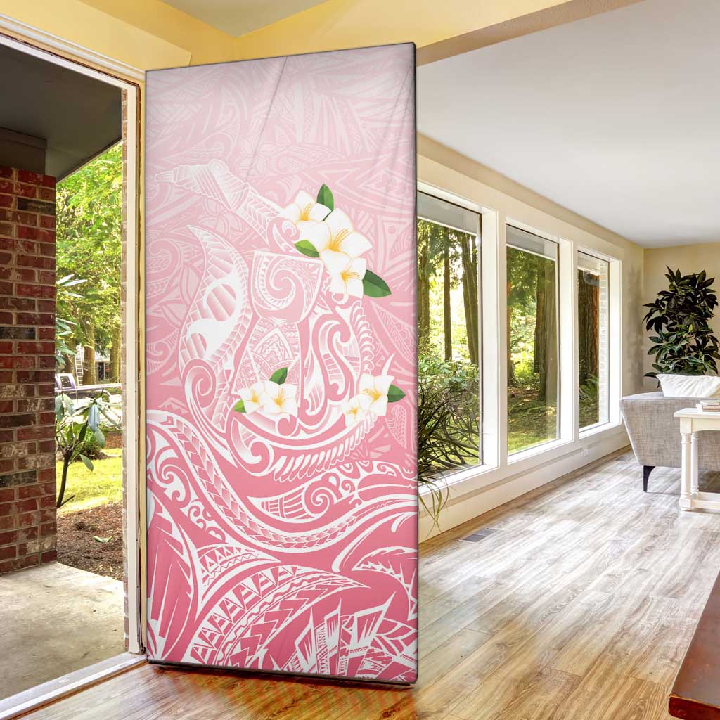 Guam Fishhook Mix Guasali Flowers Door Cover Dreaming Coral