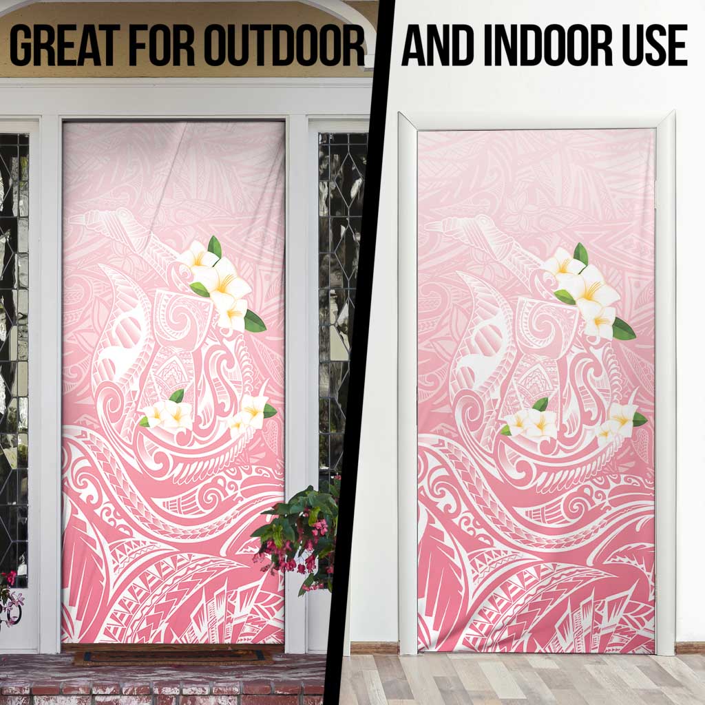 Guam Fishhook Mix Guasali Flowers Door Cover Dreaming Coral