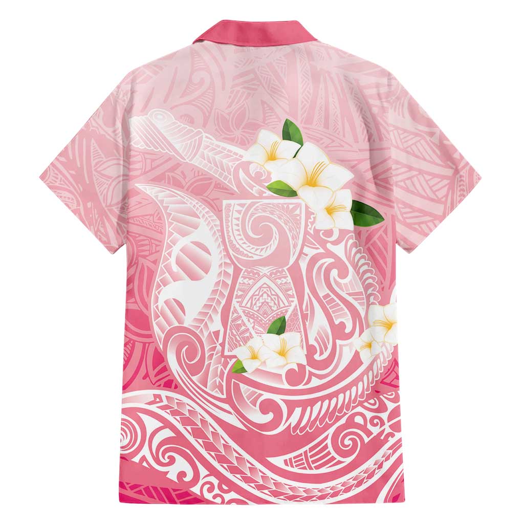 Guam Fishhook Mix Guasali Flowers Family Matching Off Shoulder Short Dress and Hawaiian Shirt Dreaming Coral LT7 - Polynesian Pride