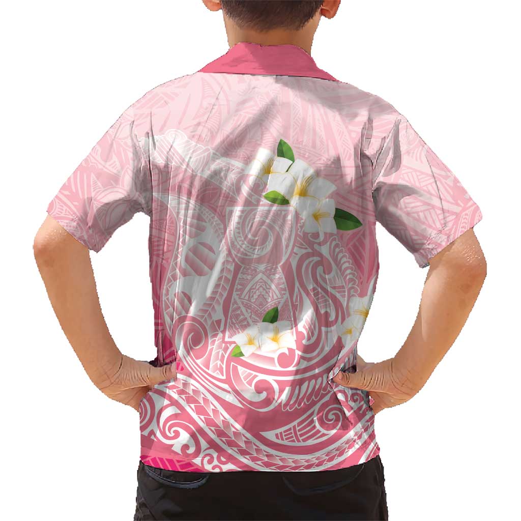 Guam Fishhook Mix Guasali Flowers Family Matching Tank Maxi Dress and Hawaiian Shirt Dreaming Coral LT7 - Polynesian Pride