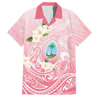 Guam Fishhook Mix Guasali Flowers Hawaiian Shirt Dreaming Coral