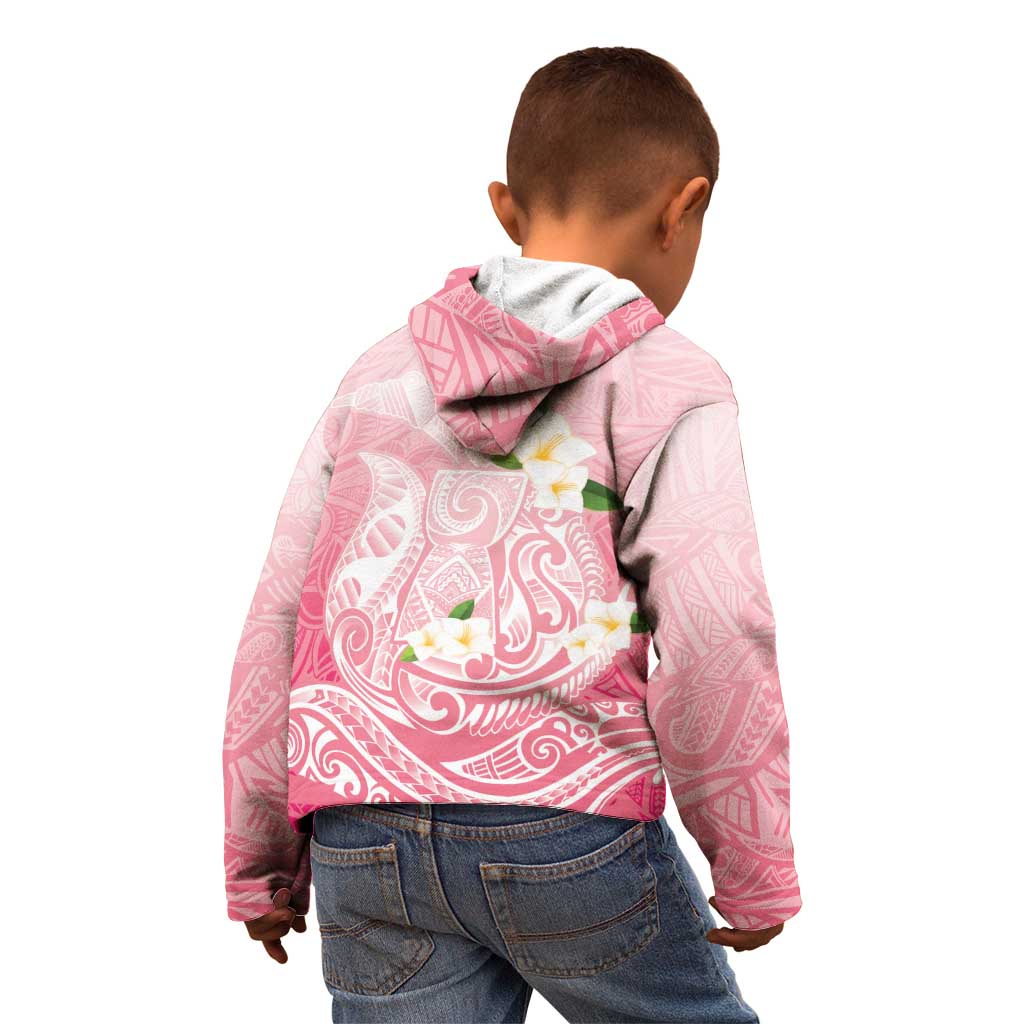 Guam Fishhook Mix Guasali Flowers Kid Hoodie Dreaming Coral