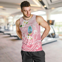 Guam Fishhook Mix Guasali Flowers Men Tank Top Dreaming Coral