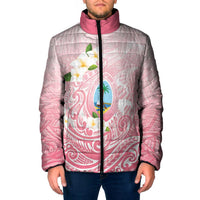 Guam Fishhook Mix Guasali Flowers Padded Jacket Dreaming Coral