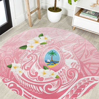 Guam Fishhook Mix Guasali Flowers Round Carpet Dreaming Coral