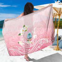 Guam Fishhook Mix Guasali Flowers Sarong Dreaming Coral