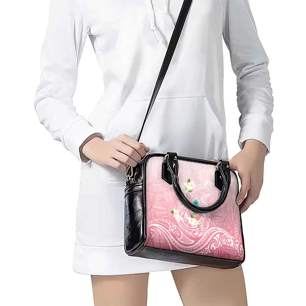 Guam Fishhook Mix Guasali Flowers Shoulder Handbag Dreaming Coral