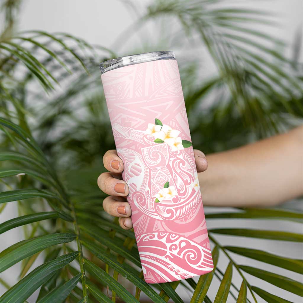 Guam Fishhook Mix Guasali Flowers Skinny Tumbler Dreaming Coral
