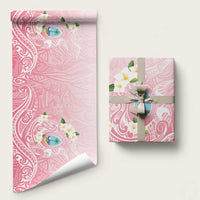 Guam Fishhook Mix Guasali Flowers Wrapping Paper Dreaming Coral