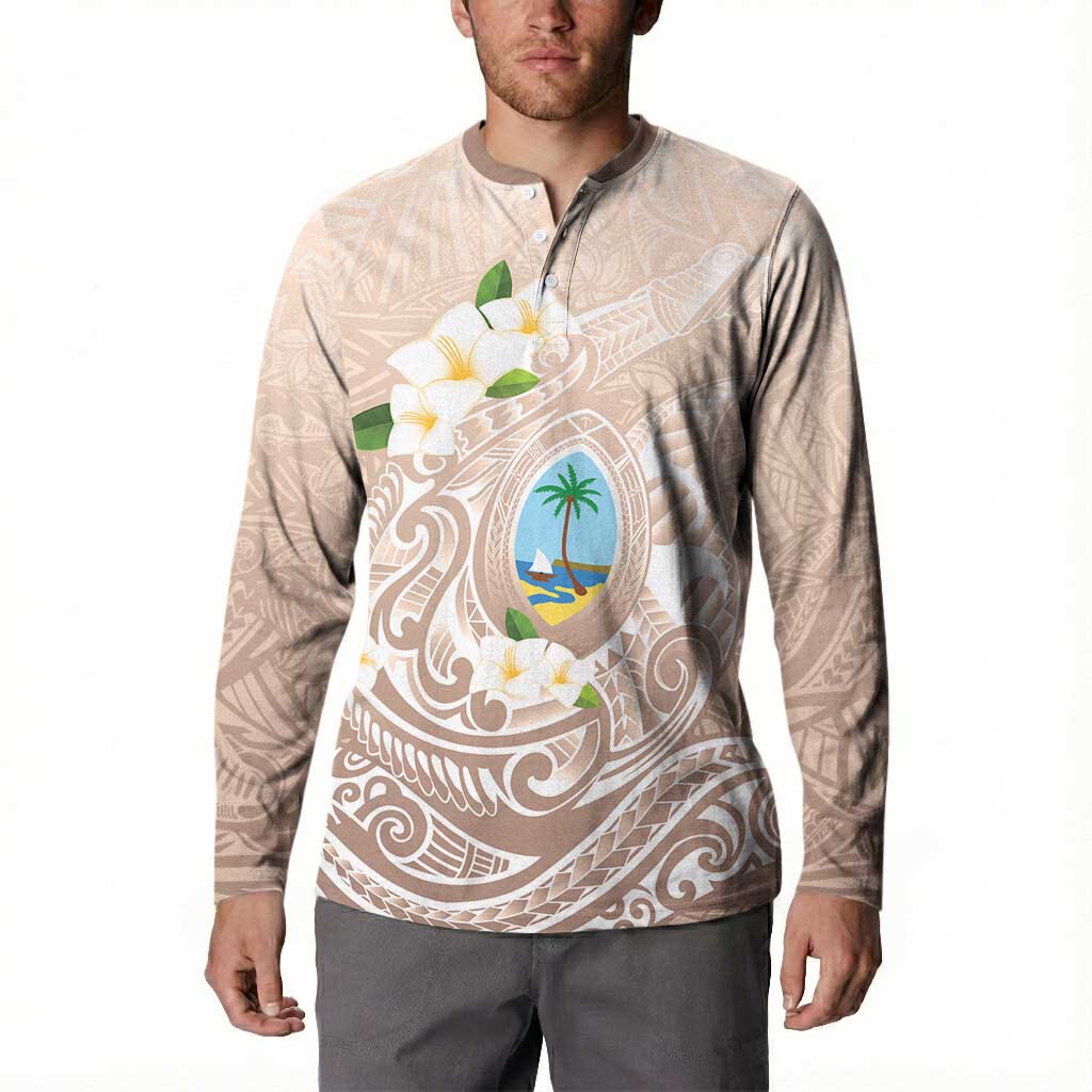 Guam Fishhook Mix Guasali Flowers Button Sweatshirt Dreaming Hazel