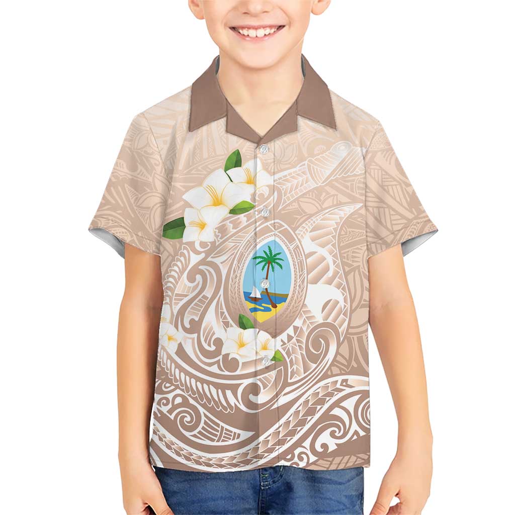 Guam Fishhook Mix Guasali Flowers Family Matching Off Shoulder Short Dress and Hawaiian Shirt Dreaming Hazel