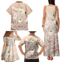 Guam Fishhook Mix Guasali Flowers Family Matching Tank Maxi Dress and Hawaiian Shirt Dreaming Hazel