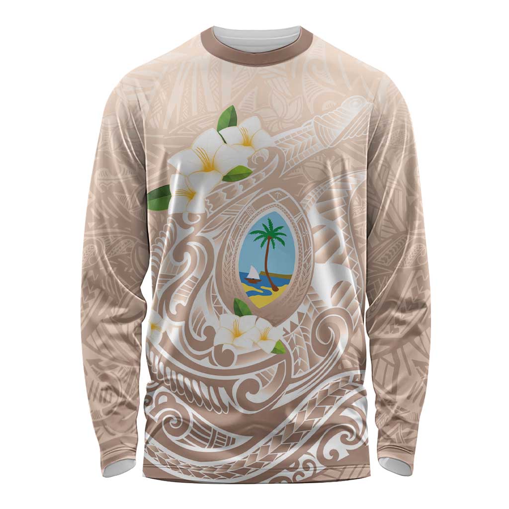 Guam Fishhook Mix Guasali Flowers Long Sleeve Shirt Dreaming Hazel
