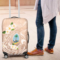 Guam Fishhook Mix Guasali Flowers Luggage Cover Dreaming Hazel