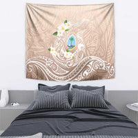Guam Fishhook Mix Guasali Flowers Tapestry Dreaming Hazel