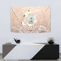 Guam Fishhook Mix Guasali Flowers Tapestry Dreaming Hazel