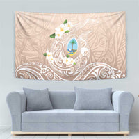 Guam Fishhook Mix Guasali Flowers Tapestry Dreaming Hazel
