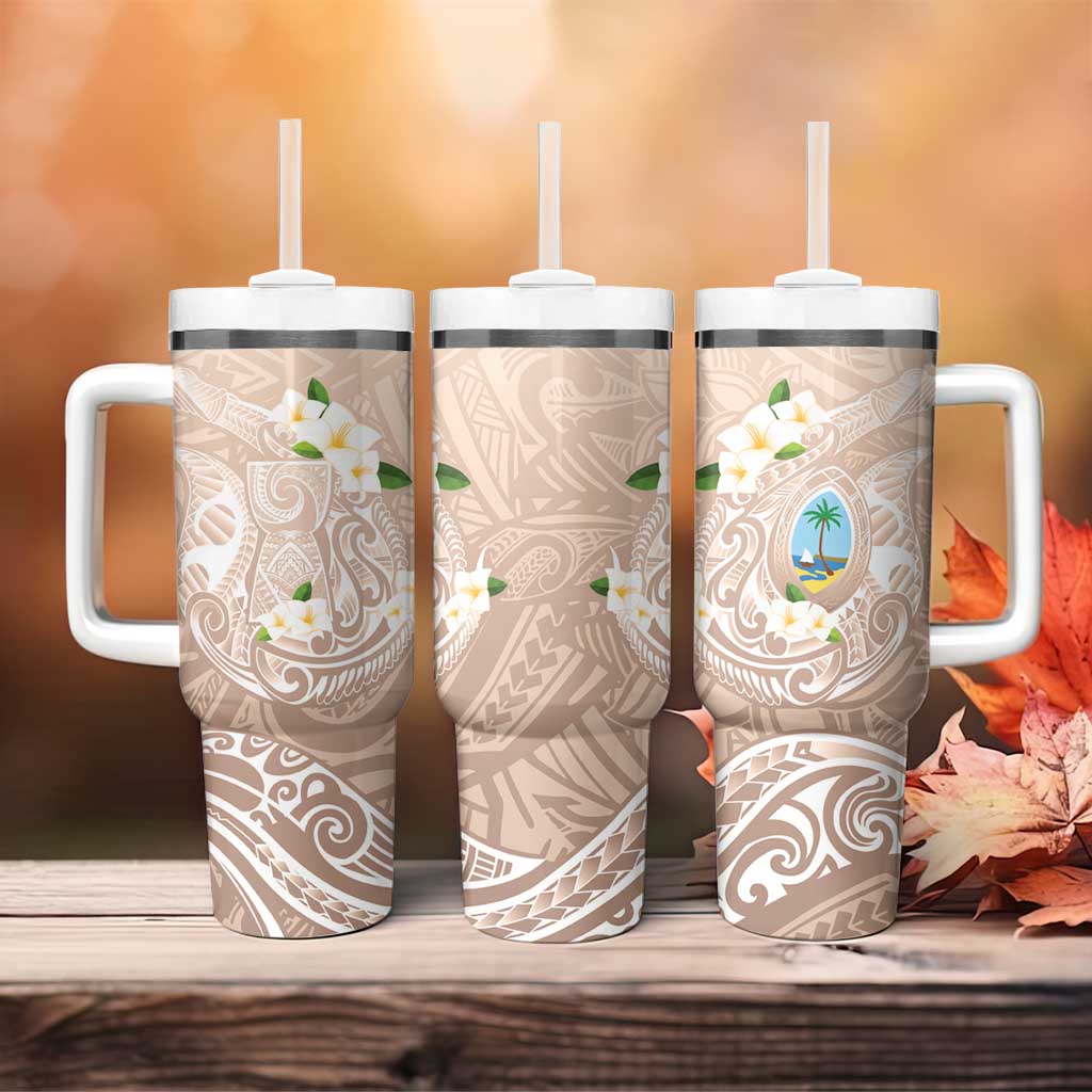 Guam Fishhook Mix Guasali Flowers Tumbler With Handle Dreaming Hazel