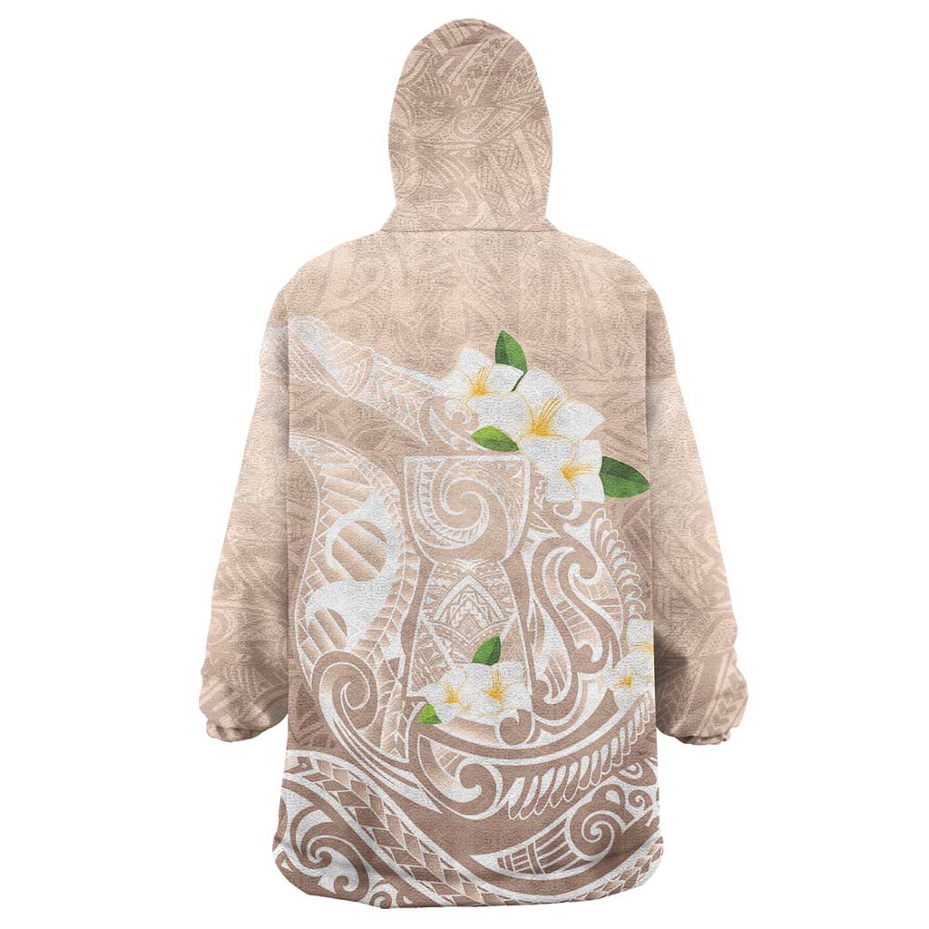 Guam Fishhook Mix Guasali Flowers Wearable Blanket Hoodie Dreaming Hazel