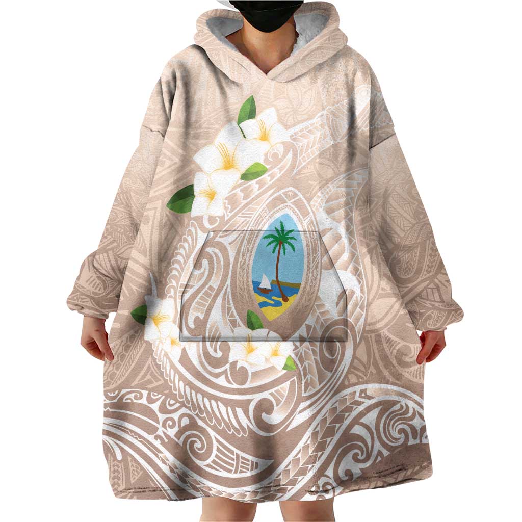 Guam Fishhook Mix Guasali Flowers Wearable Blanket Hoodie Dreaming Hazel