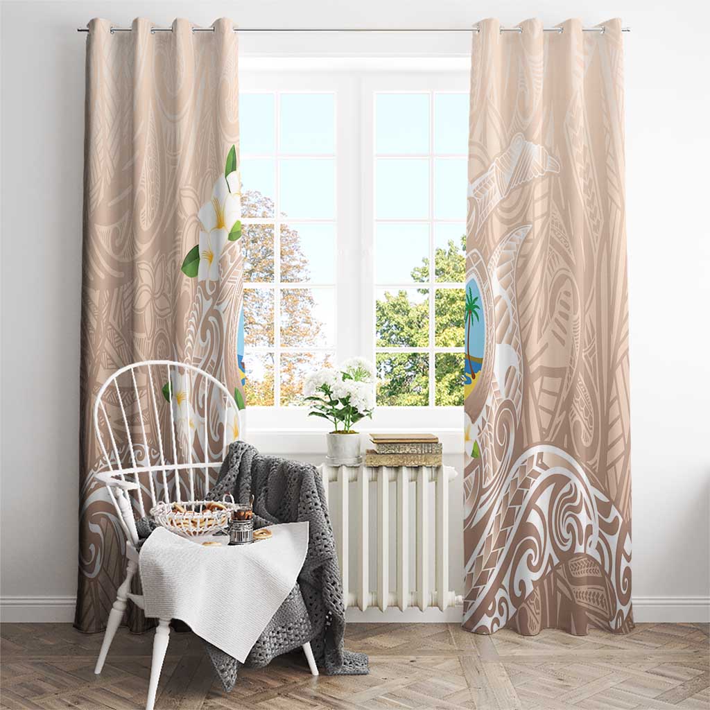 Guam Fishhook Mix Guasali Flowers Window Curtain Dreaming Hazel