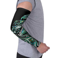 Maori Matariki - Manaia Arm Sleeves Emerald Paua Shell