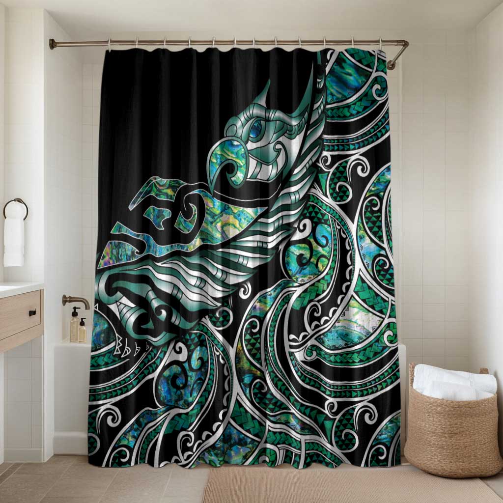 Maori Matariki - Manaia Bathroom Set Emerald Paua Shell