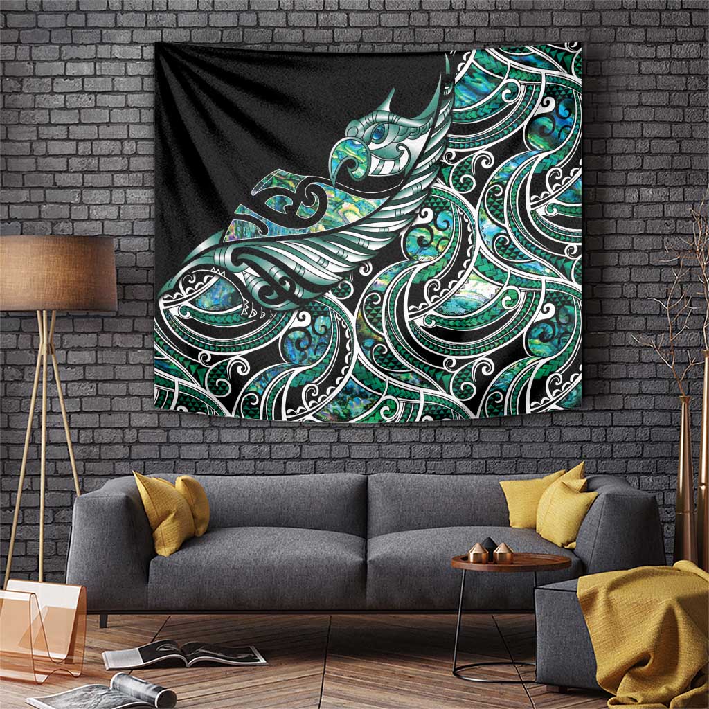 Maori Matariki - Manaia Tapestry Emerald Paua Shell