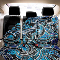 Maori Matariki - Manaia Back Car Seat Cover Galaxy Blue Paua Shell
