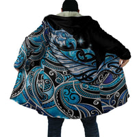 Maori Matariki - Manaia Cloak Galaxy Blue Paua Shell