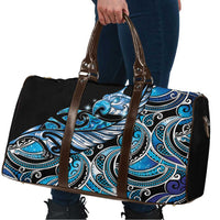 Maori Matariki - Manaia Travel Bag Galaxy Blue Paua Shell