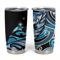 Maori Matariki - Manaia Tumbler Cup Galaxy Blue Paua Shell